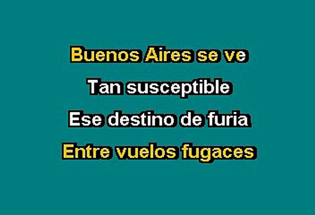 Soda Stereo - En la Ciudad de la furia (Karaoke)