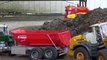 rc fendt tractor at a construction site / roadworker parcour germany