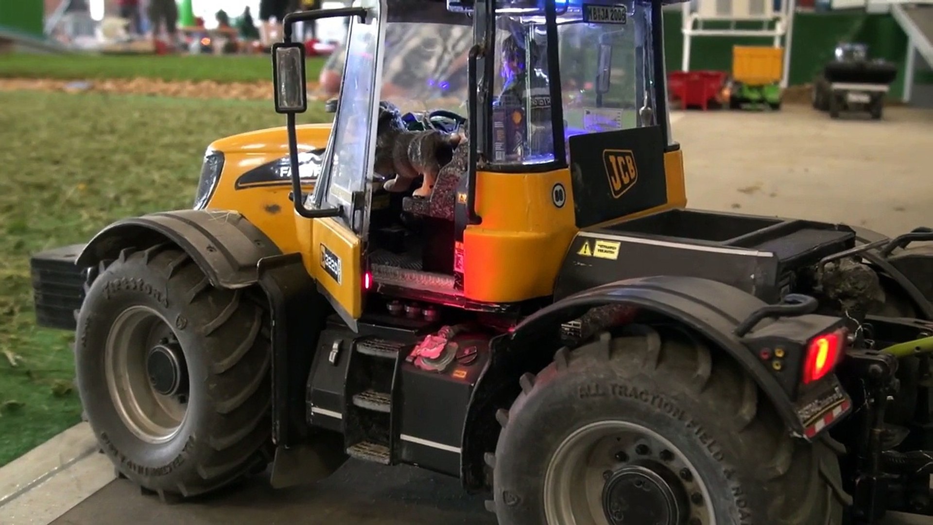 rc tractors in action