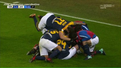Martin Caceres Goal HD - Verona 1 - 1 Juventus - 30.12.2017 (Full Replay)