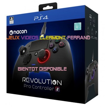 Jeux vidéos Clermont-Ferrand sylvaindu63 - présentation de la manette nacon 2 ps4 pro