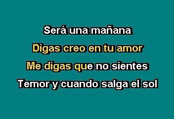 Café Tacuba - Una mañana (Karaoke)