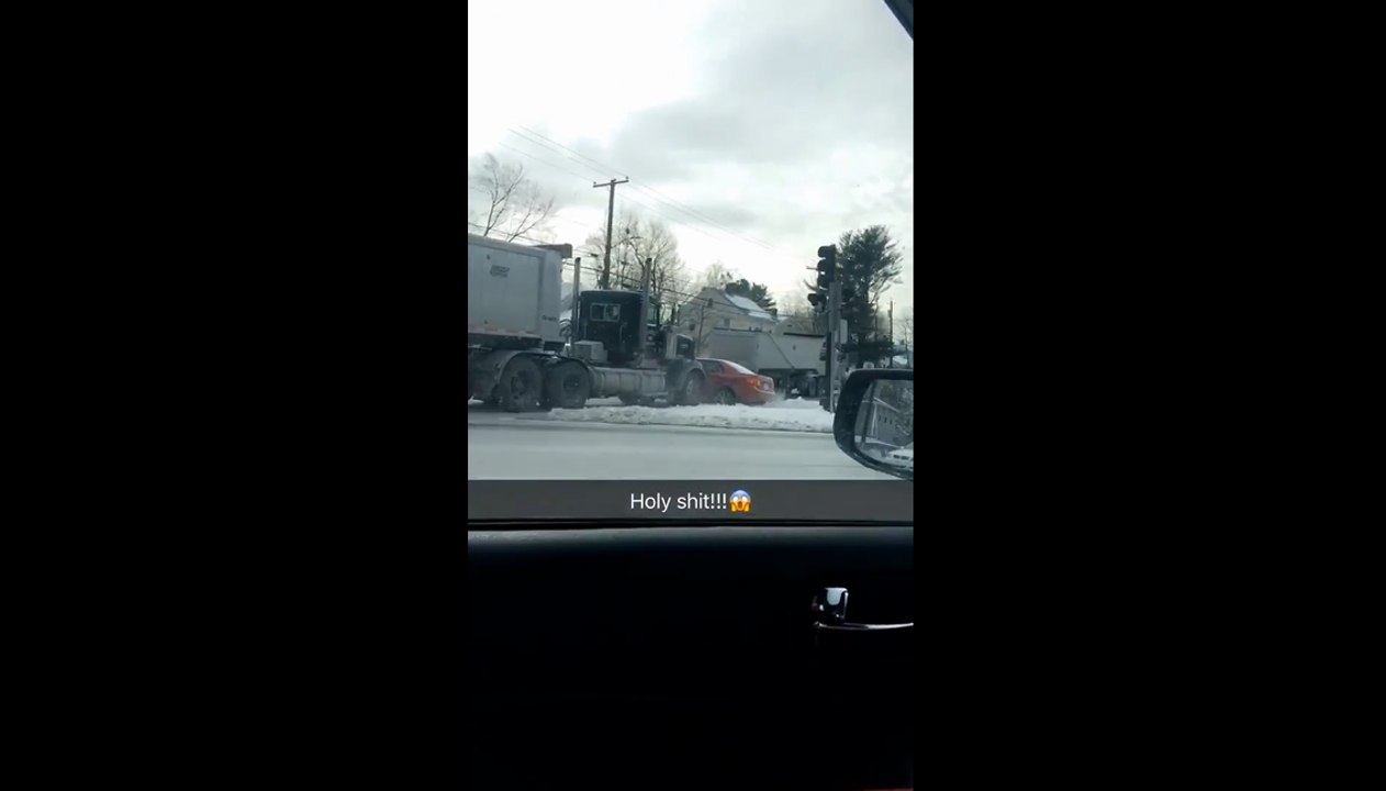 Ne jamais énerver un routier.