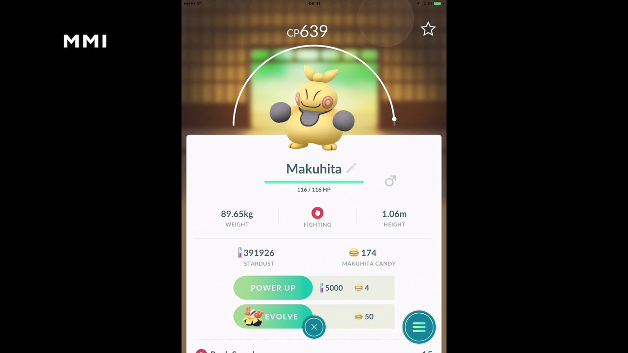 Pokémon GO | Evolving Makuhita to Hariyama
