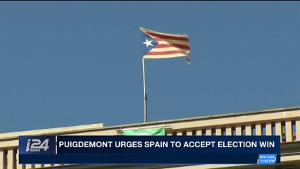 i24NEWS DESK | Puigdemont urges Spain to accept election win | Saturday, December 30th 2017