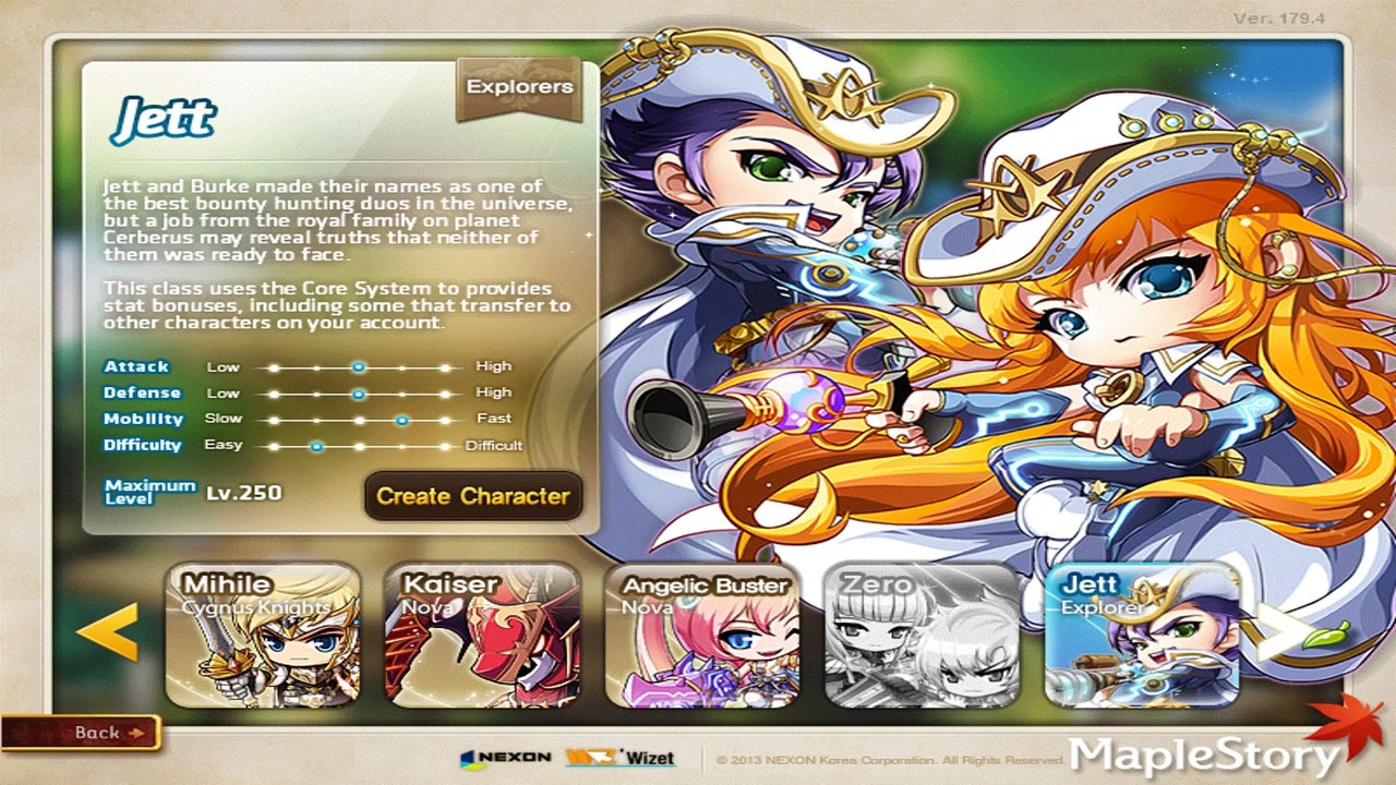 MapleStory Create Character