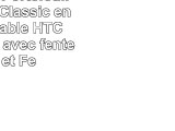 32nd Étui Portefeuille Design Classic en cuir véritable HTC 10 Housse avec fentes CB et