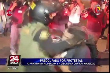 Cardenal Cipriani se refiere a protestas e insta al perdón y a discrepar con racionalidad