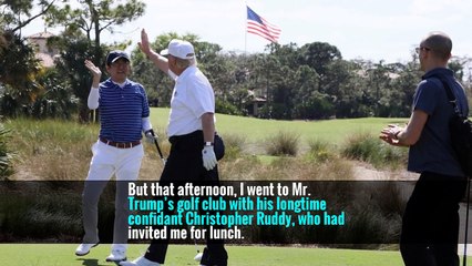 Our Reporter Mike Schmidt on His Golf Club Interview With President Trump