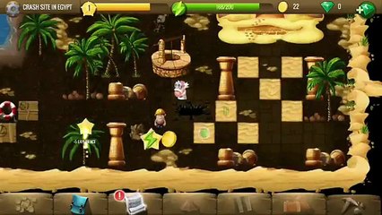 Crash site in Egypt - Diggy's Adventure