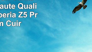 32nd Étui Premium Portefeuille en Véritable Cuir Haute Qualité Sony Xperia Z5 Premium