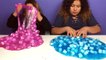 1 GALLON OF JELLY CUBE SLIME VS 1 GALLON OF JELLY CUBE SLIME - MAKING GIANT CLEAR SLIMES
