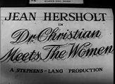 Dr. Christian Meets the Women (1940) JEAN HERSHOLT part 1/2