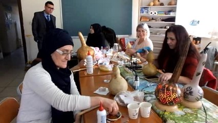 Su Kabakları Kursiyerlerin Elinde Sanat Eseri Oldu