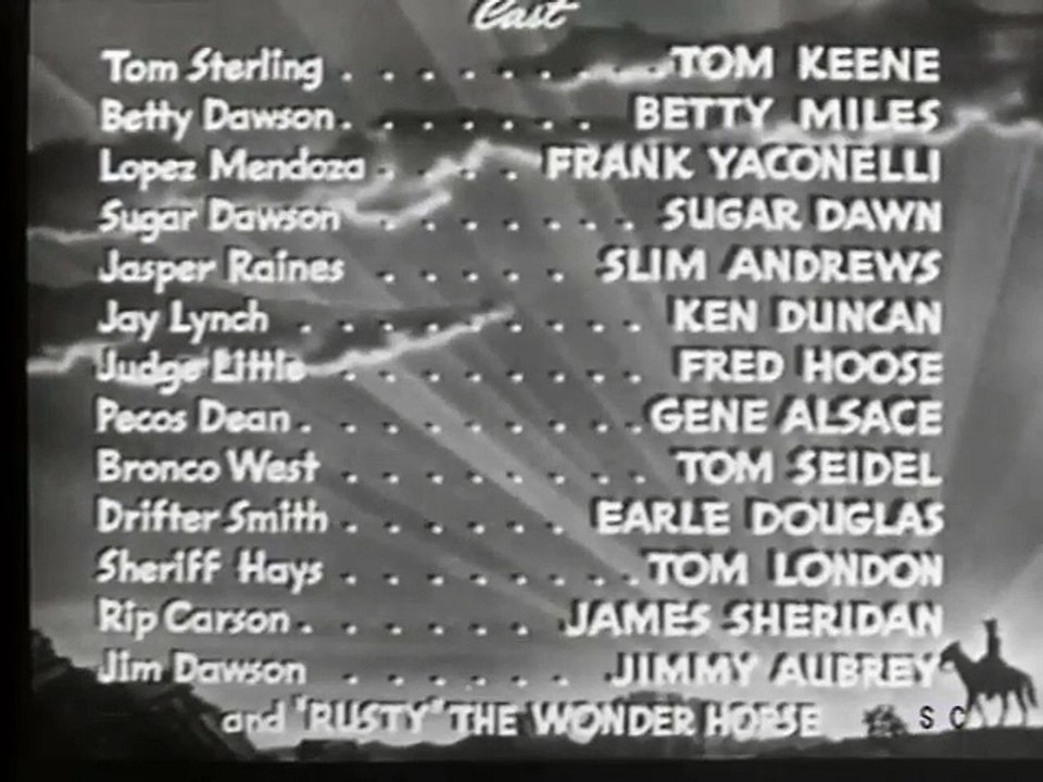 Riding the Sunset Trail (1941) TOM KEENE part 1/2