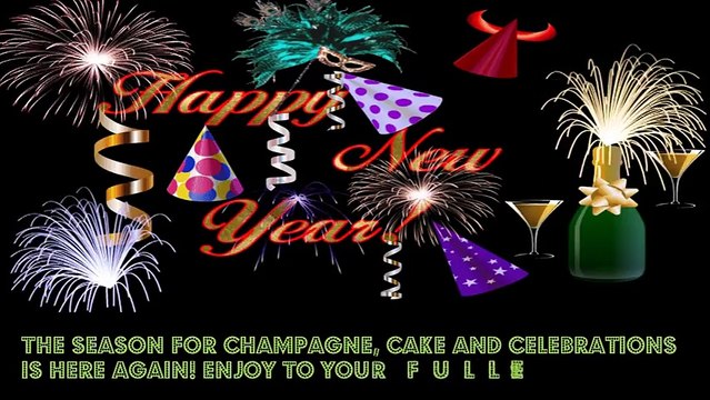 Happy New Year 2018, New Year Greetings,Wishes,SMS,English, WhatsApp videos, New Year 2018