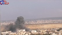مقتل 7 بغارات روسية استهدفت بلدتين بريف إدلب