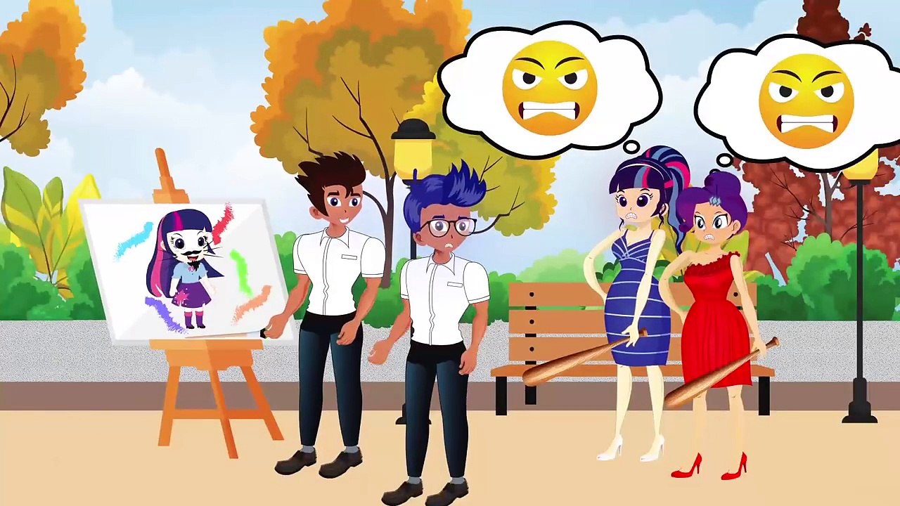 Equestria Girls Twilight Sparkle and Flash Sentry Go To School - New Wedding Feast Animation