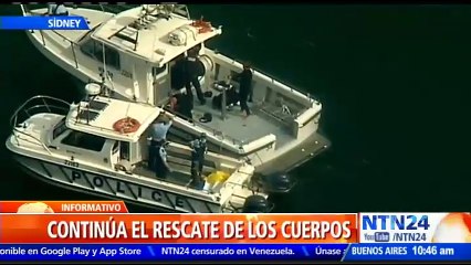 Al menos seis personas murieron luego de que un hidroplano se estrellara en el norte de Sídney, Australia