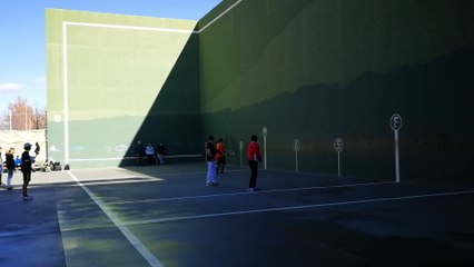 Frontenis semifinal 1 open de Valdebernardo bola lenta ultimos tantos