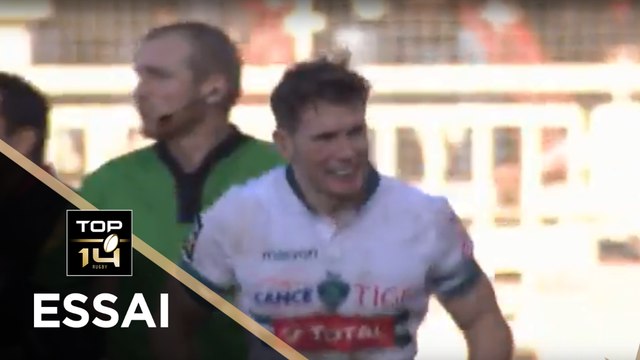 TOP 14 - Essai Colin SLADE (SP) - Lyon - Pau - J14 - Saison 2017/2018