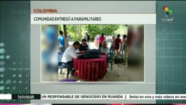 Entregan a paramilitares que intentaron asesinar a líder social