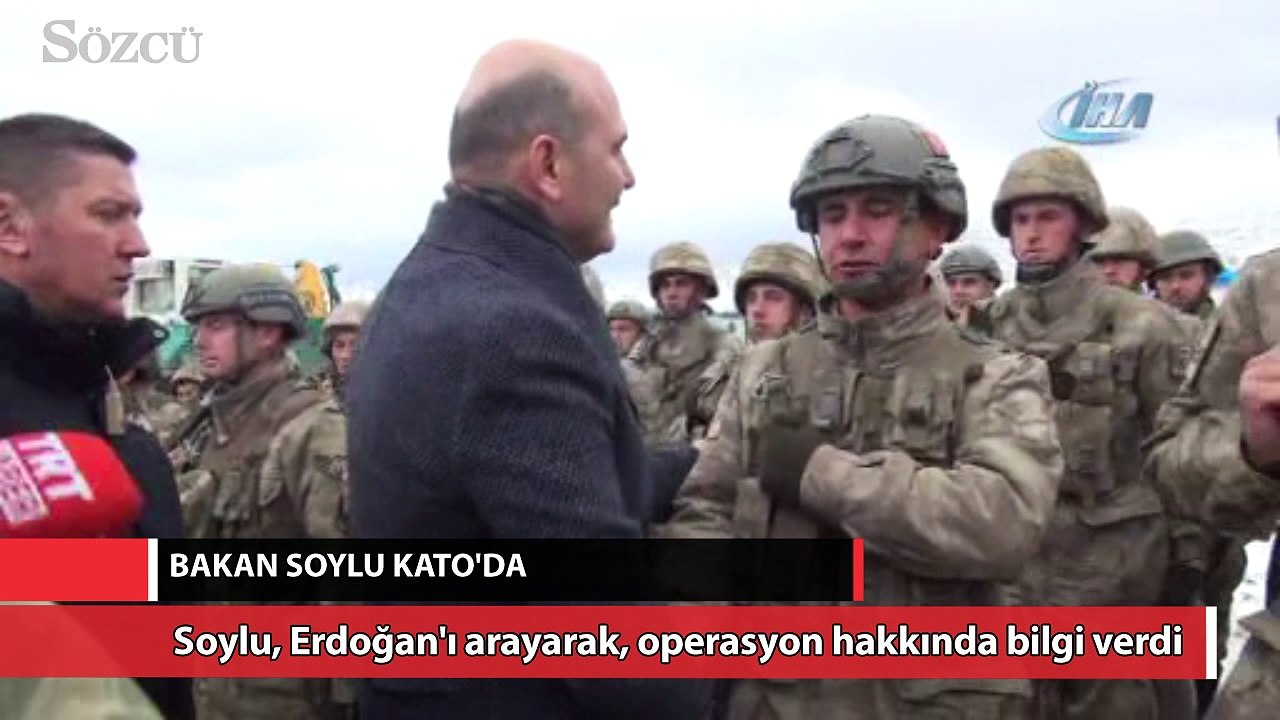 Bakan Soylu Kato’da
