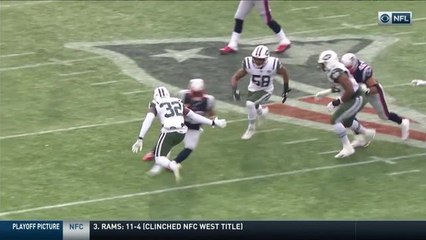 Dion Lewis jukes Jamal Adams to the ground on 8-yard gain