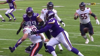 Trubisky's rookie mistake results in intentional grounding and a safety