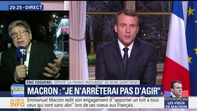 Les paroles d'Emmanuel Macron sur le logement sont indécentes par rapport à ce qui est mis en place , estime Eric Coquerel