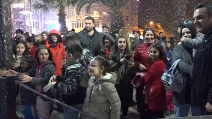 Aydın Yeni Yılı Yapay Karla Karşılıyor