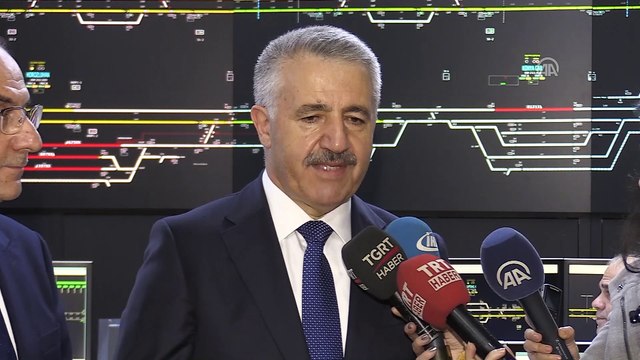 Bakan Arslan, Ankara YHT Garı’nı ziyaret etti (2) - ANKARA