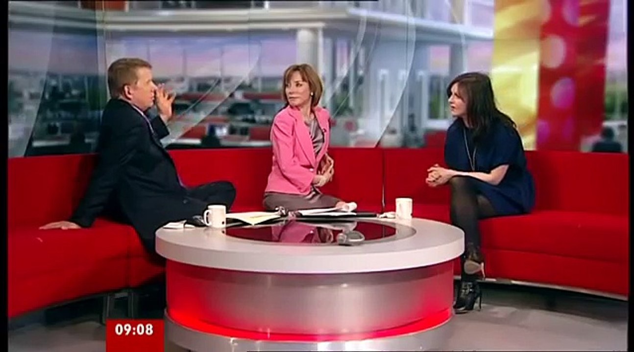 Dervla Kirwan on BBC Breakfast 11 February 2010