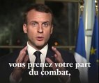 Découvrez la version courte des voeux d'Emmanuel Macron mise en ligne hier soir, car 