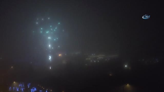 Kapadokya, 2018'e Havai Fişek Gösterileri ile Merhaba Dedi