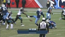 Telvin Smith gets through untouched to block extra point