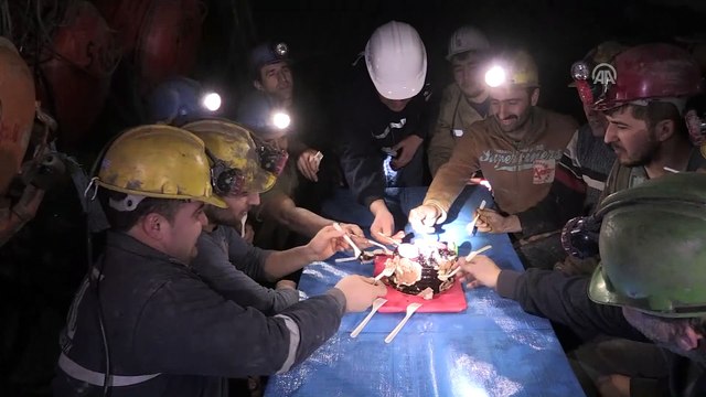 Yeni yıla maden ocağında çalışarak girdiler - AMASYA