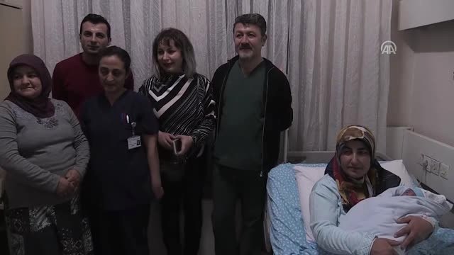 Malatya'da Yılın İlk Bebeği Dünyaya Geldi