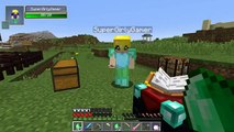 PopularMMOs Pat and Jen Minecraft CYBER ZOMBIE CHALLENGE GAMES Lucky Block Mod Modded Mini-Game
