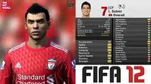 Suarez evolution rate in the FIFA from 2007 to 2017