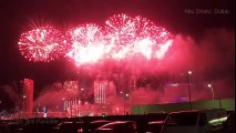 Abu Dhabi New Year's Eve 2018 - Fireworks From Abu Dhabi [FULL CAM]