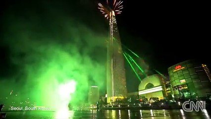 South Korea New Year's Eve 2018 - Fireworks From Seoul