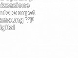Cavo USB a Spirale per Sincronizzazione e Caricamento compatibile con Samsung YPS3
