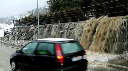 Les images des intempéries à Thônes