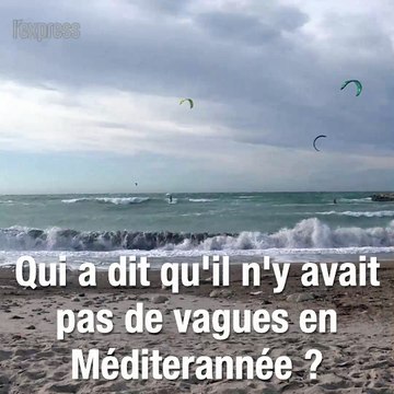 À Marseille, la tempête Eleanor fait le bonheur des surfeurs
