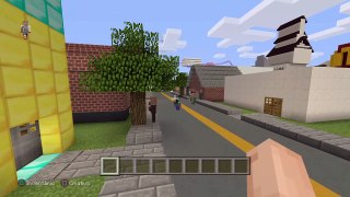 Minecraft machinima de menino perdido e herobrine na cidade 1/2