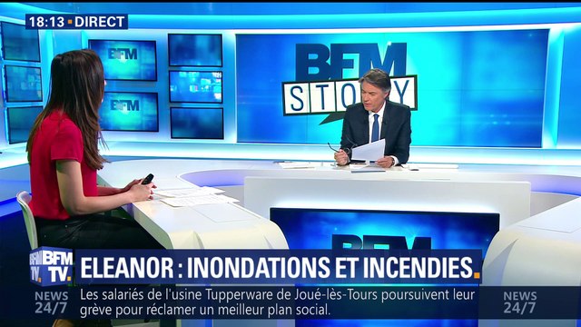 Tempête Eleanor: inondations et incendies sur la majeure partie du pays