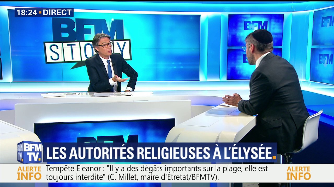 Les autorités religieuses au palais de l'Élysée