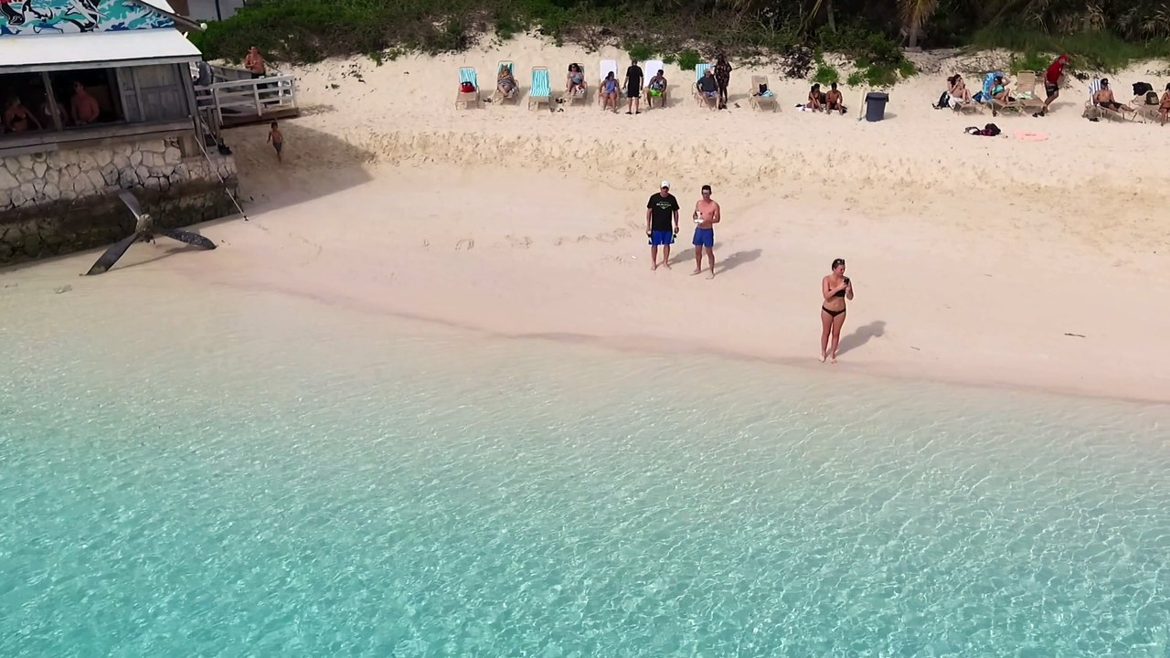 Bahamas : un drone filme des requins s’approchant dangereusement d’un enfant !