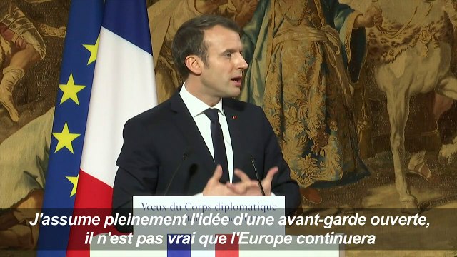 Macron: l'Europe ne peut progresser à 27 de manière homogène